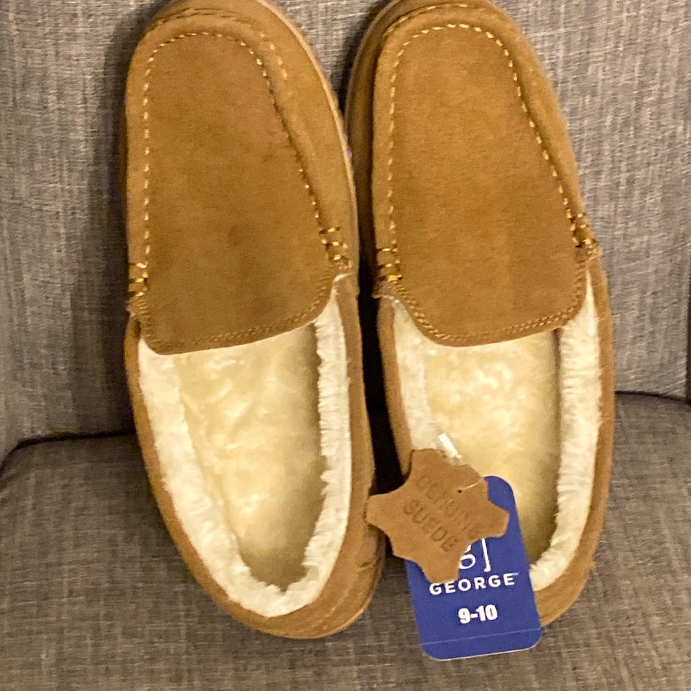 Men’s leather slipp